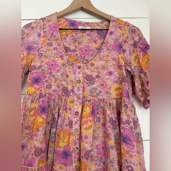 Spell Hibiscus Lane Mini Dress - Picture 10 of 12